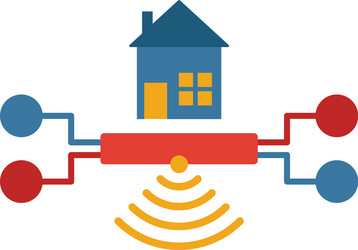 home hub icon simple element from smart vector image