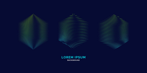abstract background with dynamic waves vector image