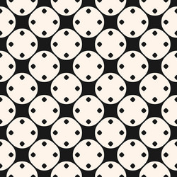 seamless pattern with small circles and circular vector image