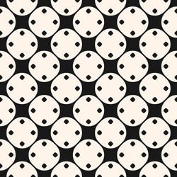 seamless pattern with small circles and circular vector