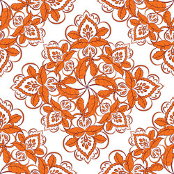 Beauty seamless floral pattern Royalty Free Vector Image