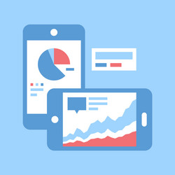 Dashboard Analytics Interface vector image