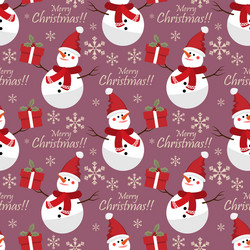 christmas holiday season seamless pattern vector