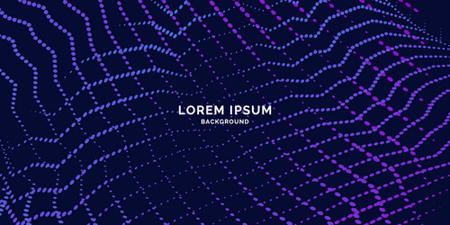 abstract background with dynamic waves vector image