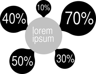 business data graph chart analytics vector image