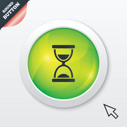 Sand Timer Icon - Hourglass Symbol vector image