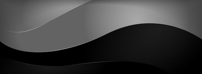 black and white with dynamic shape minimalism vector image