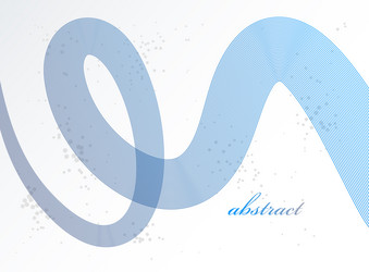 blue 3d lines in motion dimensional abstract vector image