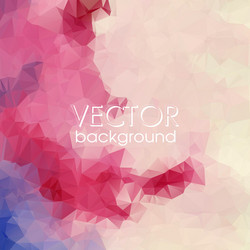 colorful abstract background with triangles vector image