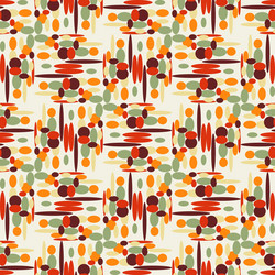 Pattern abstraction of colored ovals vector