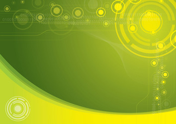 Abstract Tech Circle Background vector image