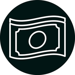 bill block and line style icon design vector image