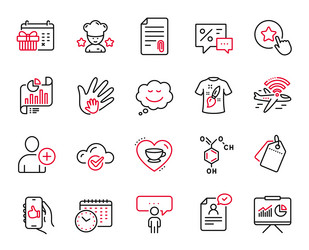 set of business icons related to consulting vector image