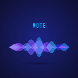 Sound Frequency Wave Interface vector image