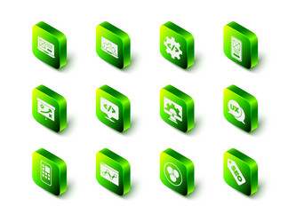 set web development front end ui or ux design seo vector image