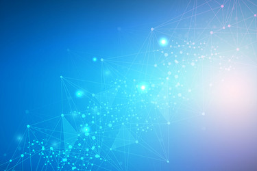 geometric abstract background with connected line vector image