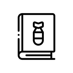 hit icon thin linear style design isolated vector image