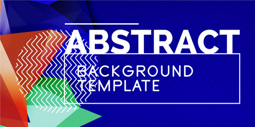 triangular low poly background design vector image