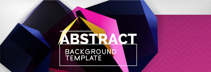 dark 3d triangular low poly shapes abstract vector image