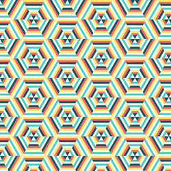 Seamless geometric pattern background vector