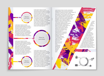 abstract layout background set for art vector image