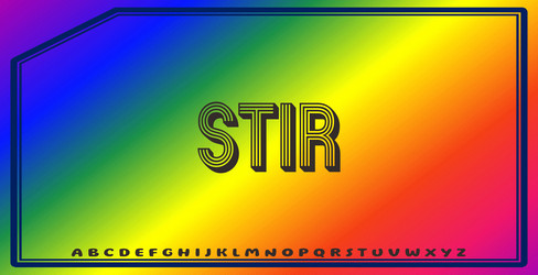 text effects with editable colors and abstract vector image