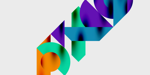 vibrant abstract background circles with smooth vector image