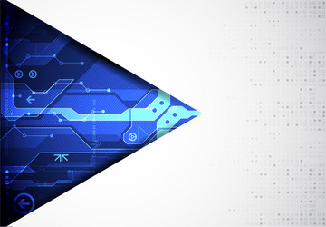 abstract digital communication technology vector image