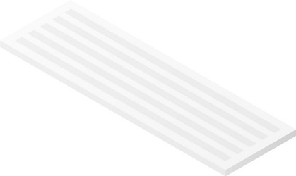 computer keyboard icon isometric style vector image