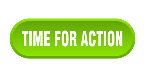 time for action button rounded vector image