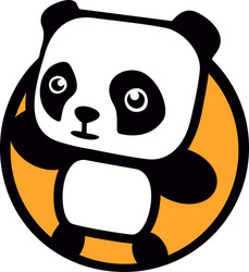 panda cartoon waving paw hand 20815624 Vector Art at Vecteezy