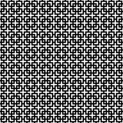 seamless pattern of crosses corners and squares vector image