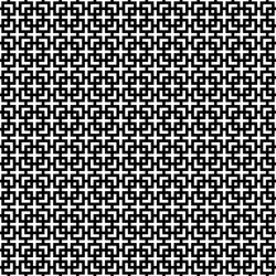 seamless pattern of crosses corners and squares vector