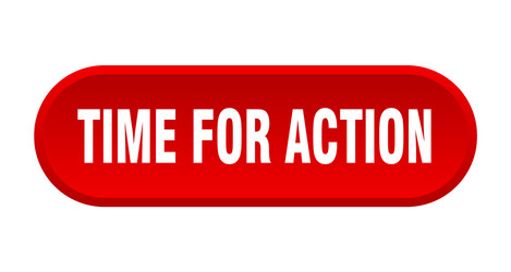 Time for action button rounded vector