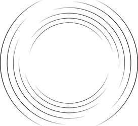 abstract concentric circle spiral swirl twirl vector