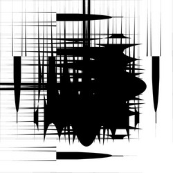 abstract geometric with random chaotic elements vector image