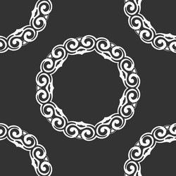 abstract seamless pattern with round geometric vector image