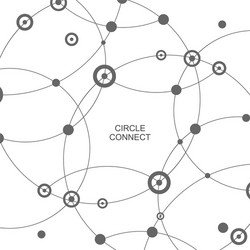 Abstract Tech Connection Background vector image
