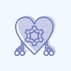 icon cybernetics suitable for data analytics vector image