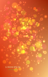 abstract colorful background with magic particles vector image