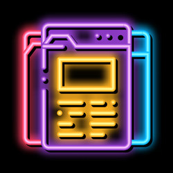 different pages web site project icon vector image
