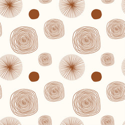Set of mid century modern seamless pattern Vector Image
