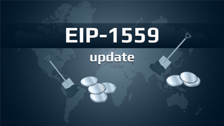 eip-1559 ethereum network update affects vector image