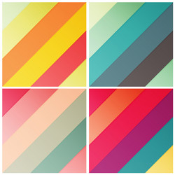Retro Diagonal Stripe Pattern vector image