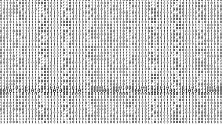 Gradient binary code digits background vector