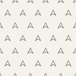 seamless pattern with arrows motif minimalist vector image