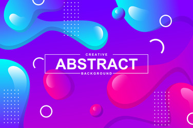 abstract background design with dynamic liquid vector image