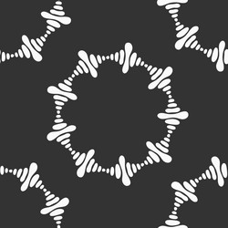 abstract seamless pattern with circular vector image