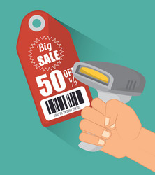 code bar design vector image