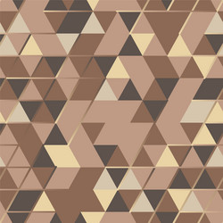 khaki seamless pattern with triangular protection vector image